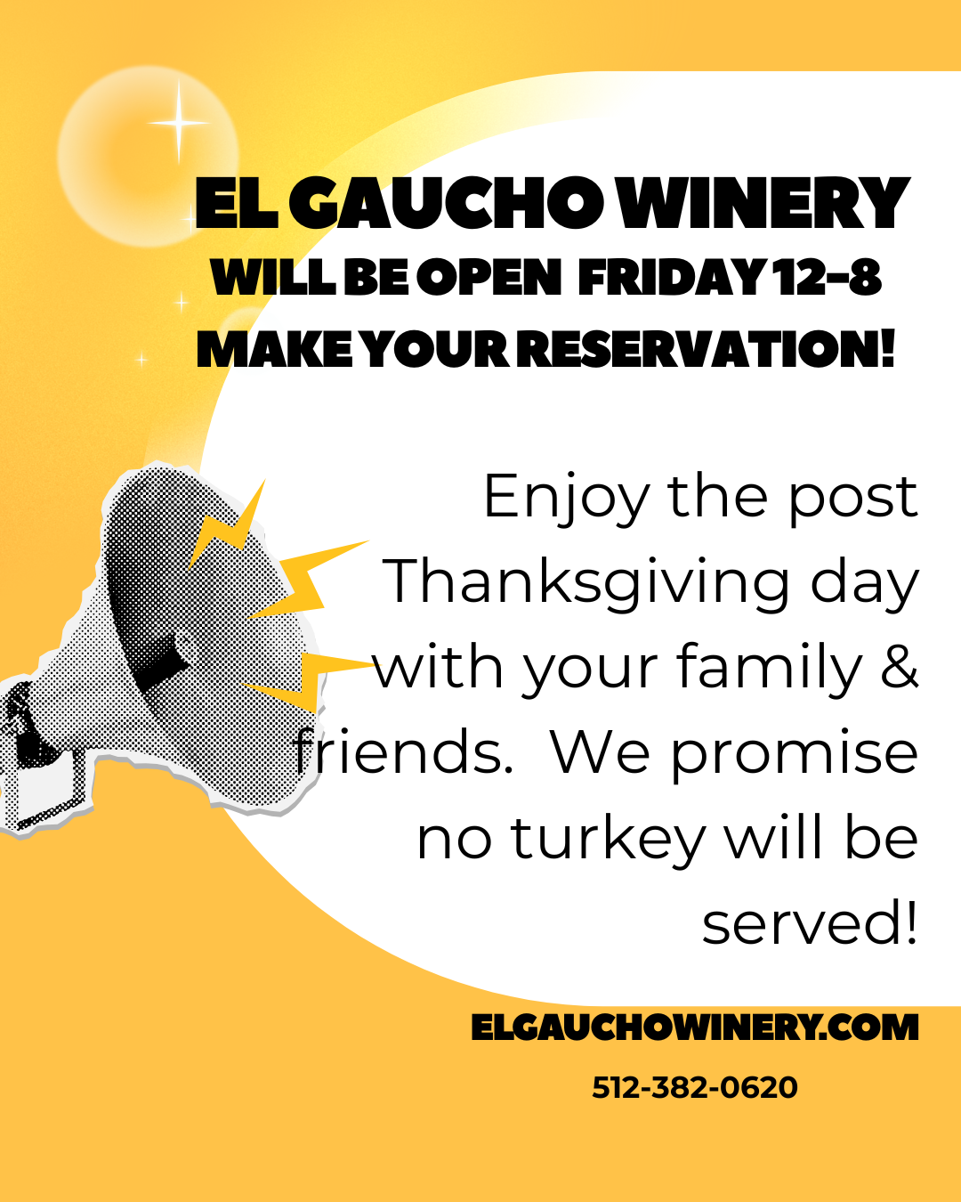 Black Friday Announcment